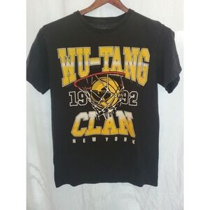 Wu-Tang Clan 1992 New York Graphic T Shirt Mens Small Black Hip Hop